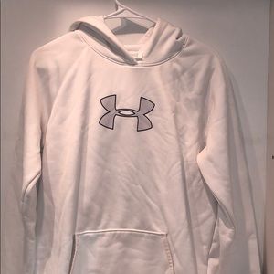 White under armor hoodie